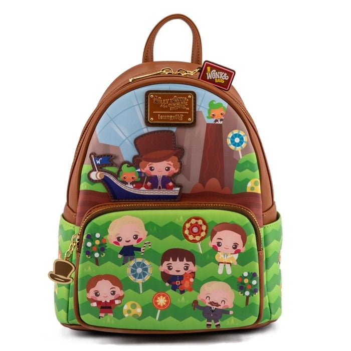 Loungefly: Warner Bros - Charlie and the Chocolate Factory 50th Anniversary Mini Backpack